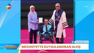Mezuniyette duygulandıran alkış!