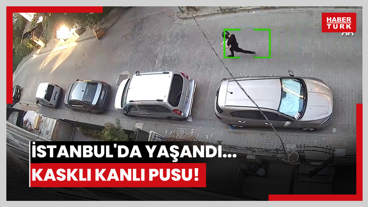 İstanbul'da yaşandı... Kasklı kanlı pusu!