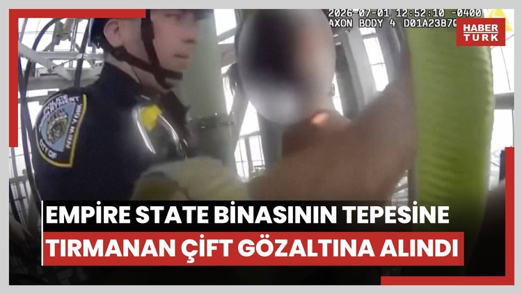 Empire State binasının tepesine tırmanan çift gözaltına alındı