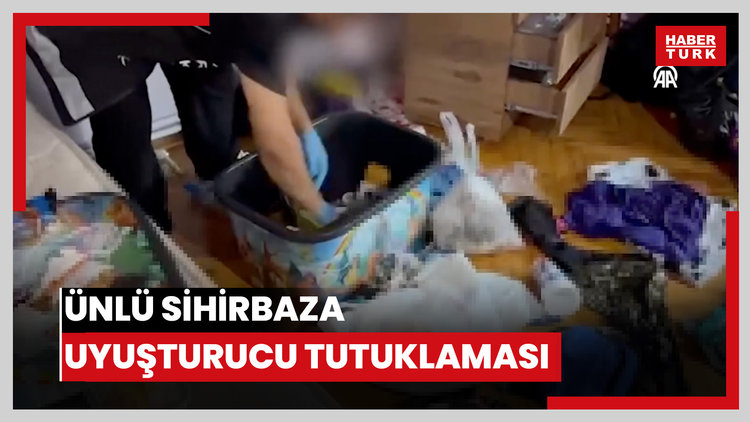 Ünlü sihirbaza uyuşturucu tutuklaması