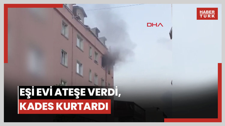 Arnavutköy'de uzaklaştırma kararı bulunan eşi, evi ateşe verdi; KADES sayesinde kurtuldu