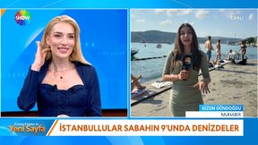 Sıcaktan bunalanlar denize koştu!  