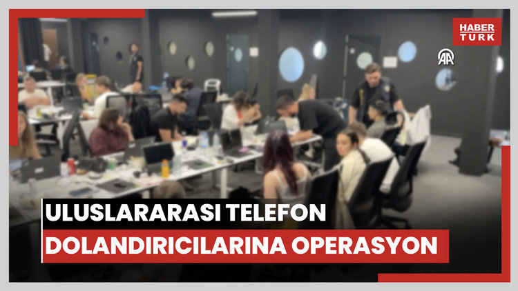 İstanbulda uluslararası telefon dolandırıcılığı yaptıkları belirlenen 51 şüpheliye operasyon