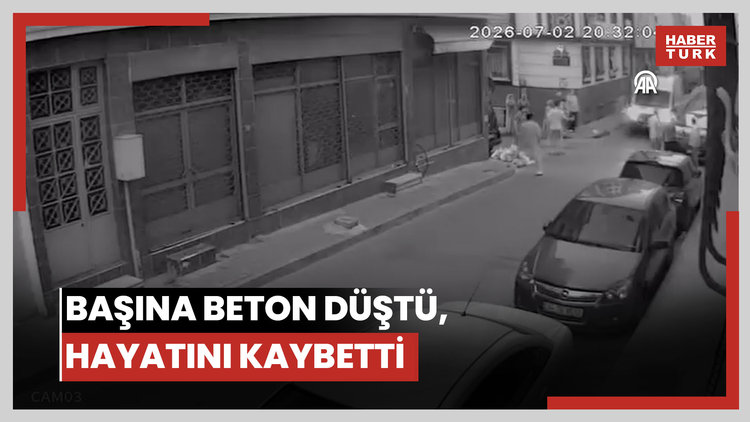 Bayrampaşada çatıdan kafasına beton parçası düşen kadın öldü