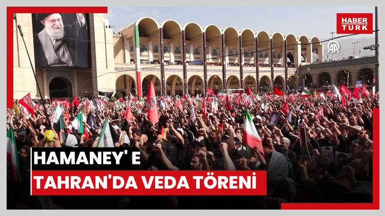 Hamaney' e Tahran'da veda töreni