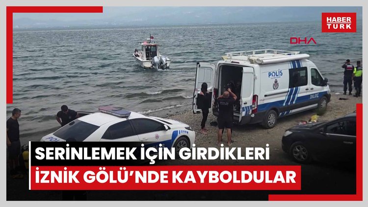 2 arkadaş, serinlemek için girdikleri İznik Gölü'nde kayboldu