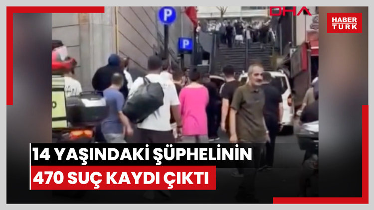 14 yaşındaki şüphelinin 470 suç kaydı çıktı
