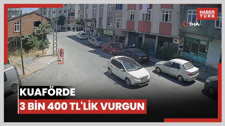 Kuaförde 3 bin 400 liralık işlem yaptırdı, ücret ödemeden böyle kaçtı