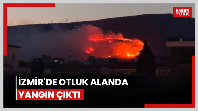 İzmir'de yangına müdahale