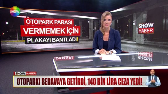 Ücret ödememek için plakayı bantladı! 