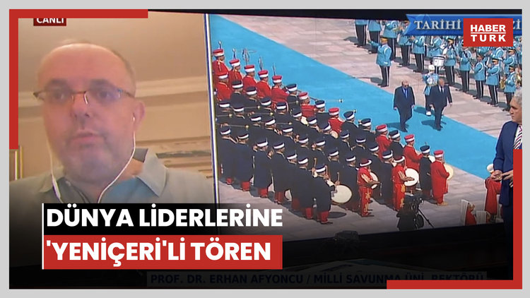 Dünya liderlerine 'Yeniçeri'li tören