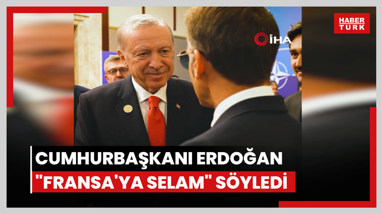 "Fransa'ya selam" söyledi