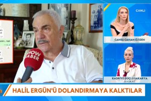 Halil Ergün'ü dolandırmaya kalktılar!