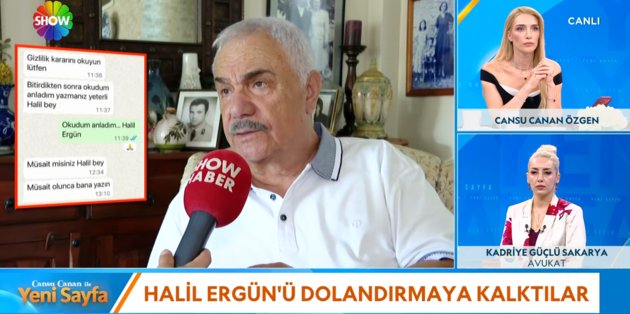 Cansu Canan İle Yeni Sayfa Videoları: Halil Ergün'ü dolandırmaya kalktılar!
