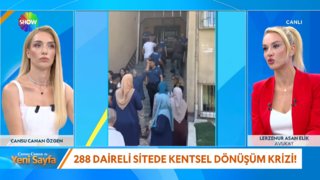 288 daireli sitede kentsel dönüşüm krizi!