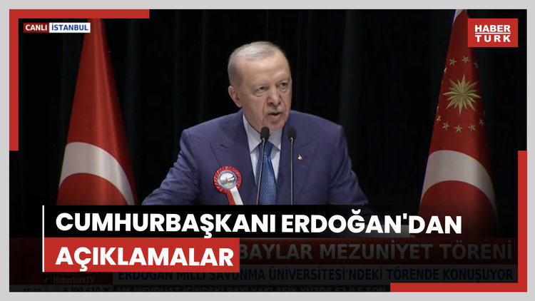 Cumhurbaşkanı Erdoğan'dan açıklamalar
