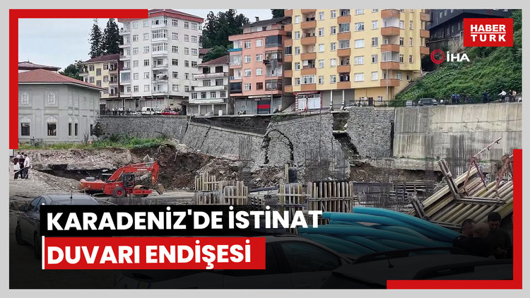 Karadeniz'de istinat duvarı endişesi