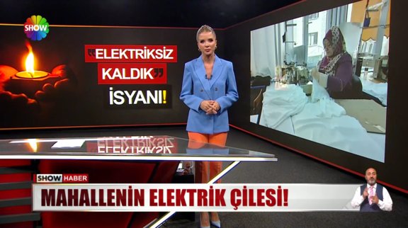 Mahallenin elektrik çilesi!