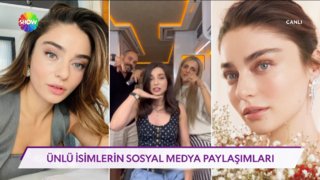 Ünlülerin sosyal medya paylaşımları! 