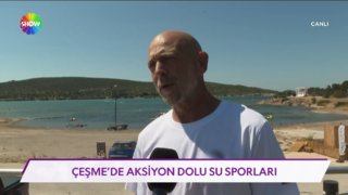 Çeşme'de aksiyon dolu su sporları! 