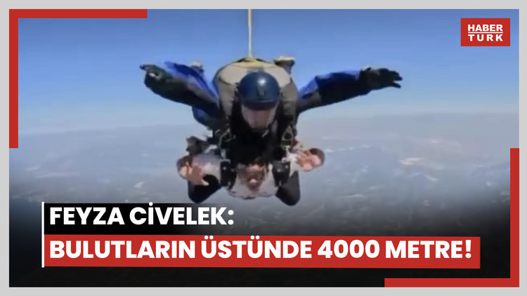 Feyza Civelek: Bulutların üstünde 4000 metre!