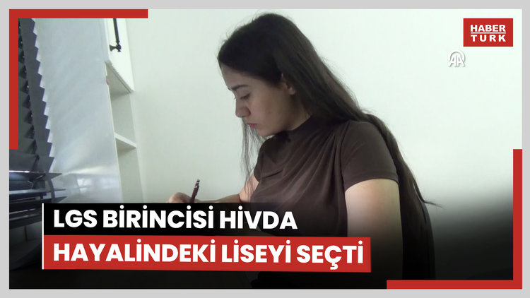 LGS'de 500 tam puan alan Hivda, hayalindeki liseyi tercih etti