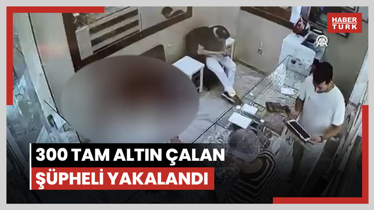 Çalıştığı döviz bürosundan elektrik kesintisi sırasında 300 tam altın çalan şüpheli yakalandı