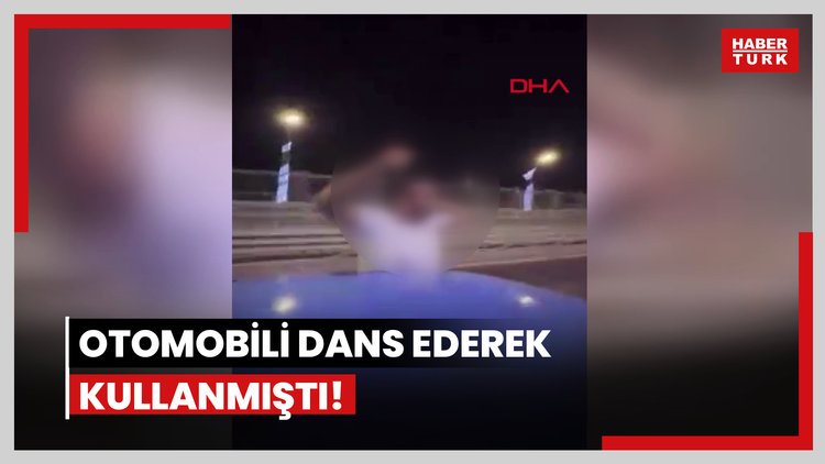 Otomobili dans ederek kullanmıştı!