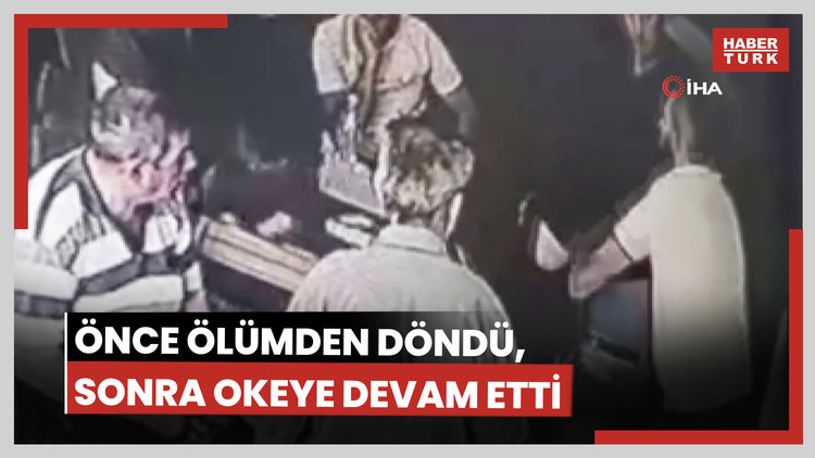 Önce ölümden döndü, sonra okeye devam etti: O anlar kamerada