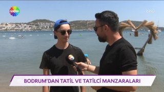 Bodrum'dan tatil ve tatilci manzaraları!