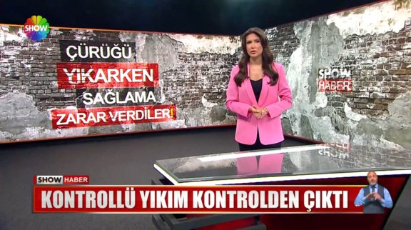 Kontrollü yıkım kontrolden çıktı!