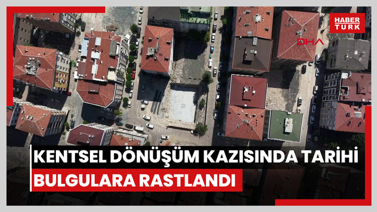 Bahçelievler'de kentsel dönüşüm kazısında tarihi bulgulara rastlandı