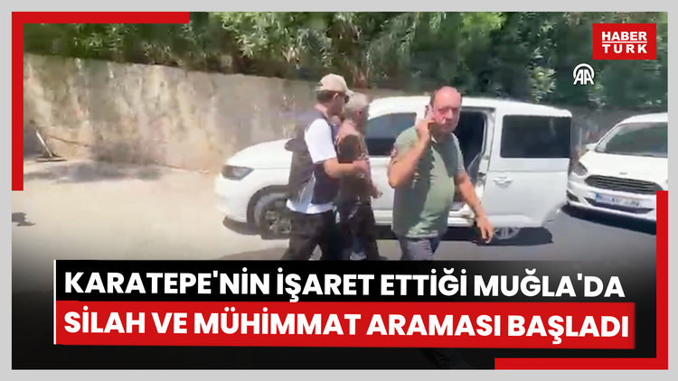 FETÖnün suikast timindeki Karatepenin Muğlada gösterdiği bölgelerde silah ve mühimmat aramasına başlandı