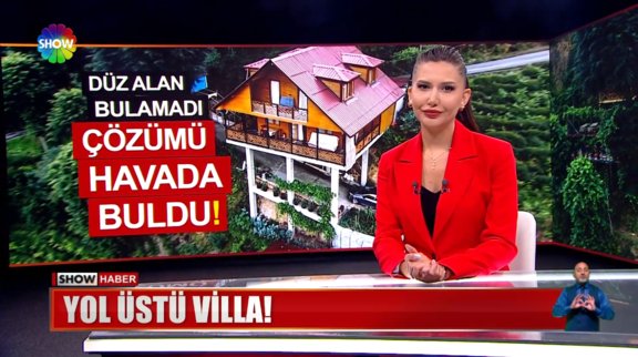 Yol üstü villa!