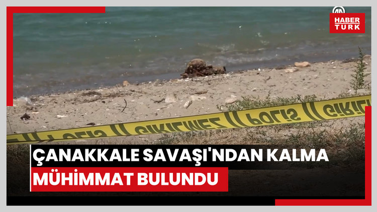Çanakkale Savaşı'ndan kalma mühimmat bulundu