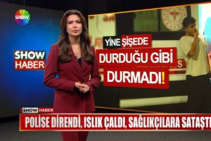 Yine şişede durduğu gibi durmadı!