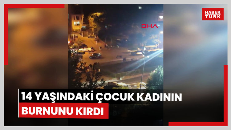 Kağıthane'de çöp atma kavgasında 14 yaşındaki çocuk kadının burnunu kırdı; yakını kardeşini bıçakladı