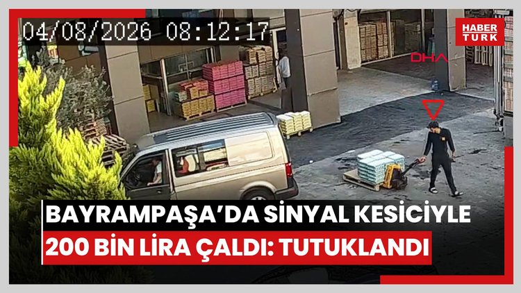 Bayrampaşa'da sinyal kesiciyle aracın kilitlenmesini engelleyip 200 bin lira çalan şüpheli tutuklandı