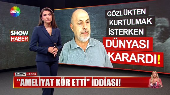Gözlükten kurtulmak istedi gözünden oldu!