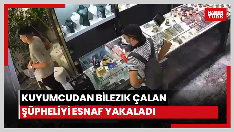 Kuyumcu hırsızlığı kamerada