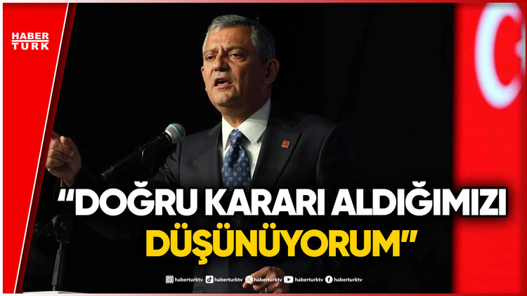 Özgür Özel'den Çerçeve Yasaya 'Evet' Oyu: "Vicdanen İçim Rahat"