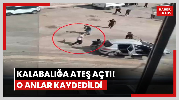 Kalabalığa ateş açtı!