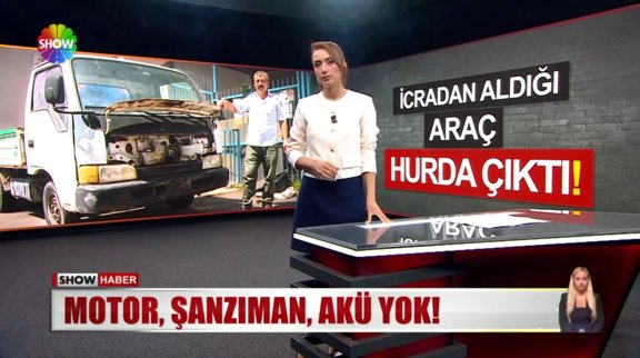 İcradan aldığı araç hurda çıktı!