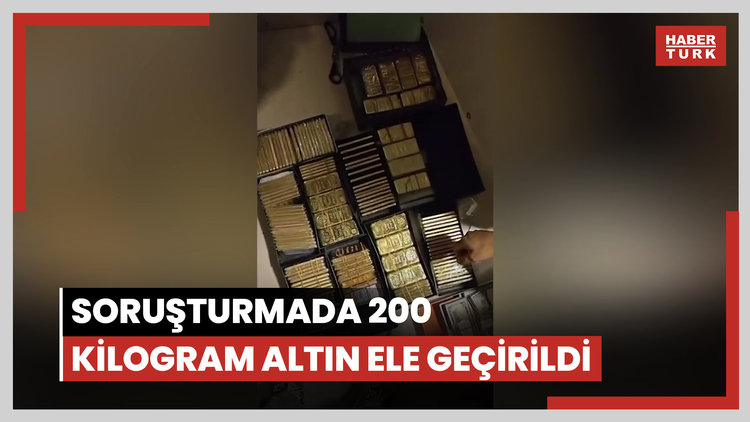 "Alihan Kuriş çıkar amaçlı suç örgütü" soruşturmasında 200 kilogram altın ele geçirildi