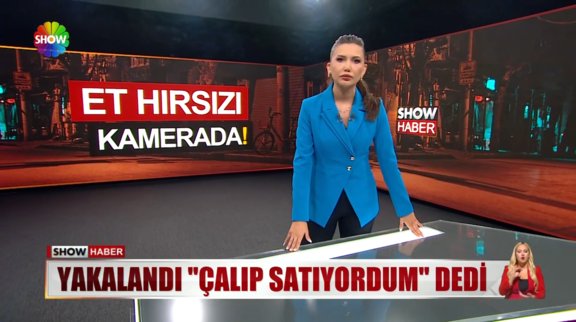 Et hırsızı kamerada!