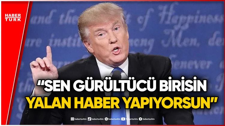 Trump'tan CNN Muhabirine Sert Tepki: "Sessiz Ol, Yalan Haber Yapıyorsun!"