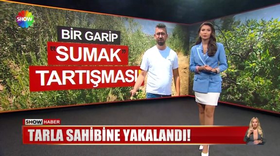 Tarla sahibine yakalandı!