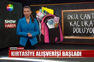 Kırtasiye alışverişi başladı!