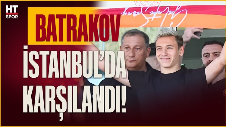 Galatasaray'ın yeni transferi Aleksey Batrakov İstanbul'a geldi!