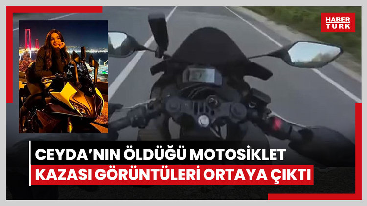 Motosiklet kazası kamerada